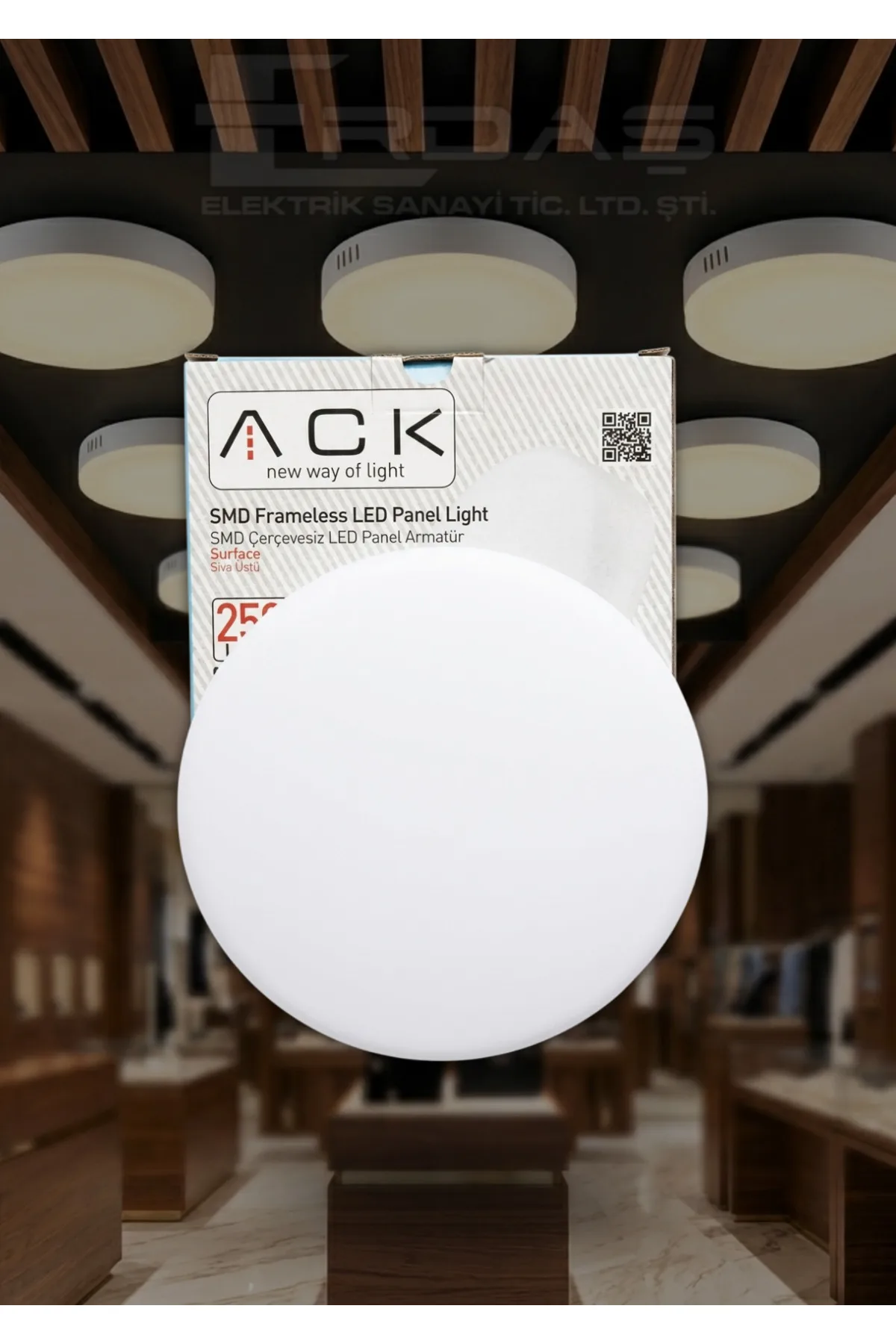 24W 3000K Gün Işığı Sıva Üstü Led Armatür