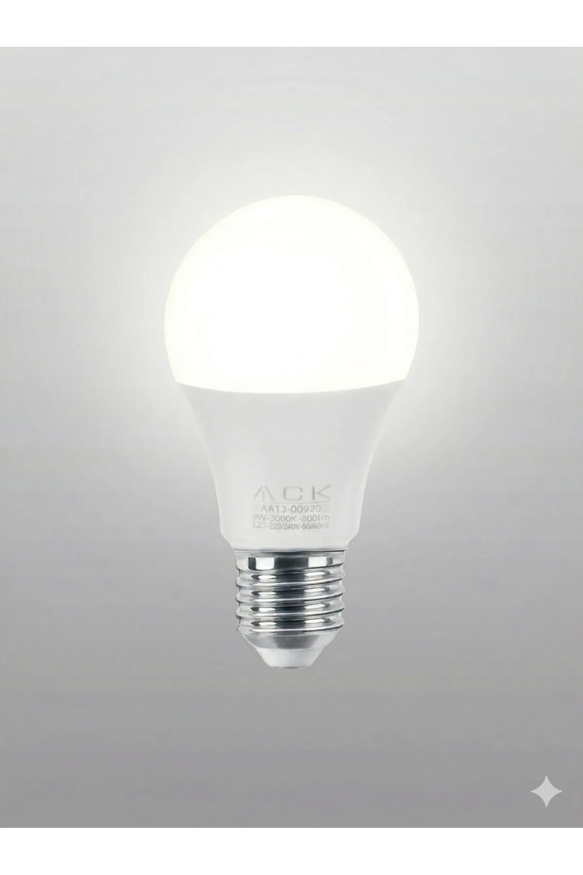 LED Ampul 9W E27 A60 4000K 8 Adet - Görsel 2