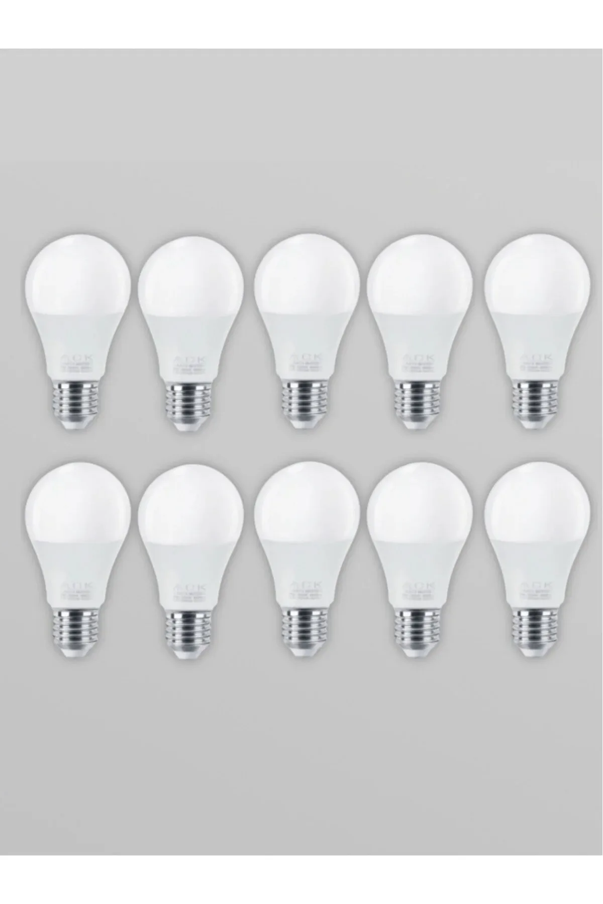 LED Ampul 9W E27 A60 4000K 10 Adet - Görsel 2