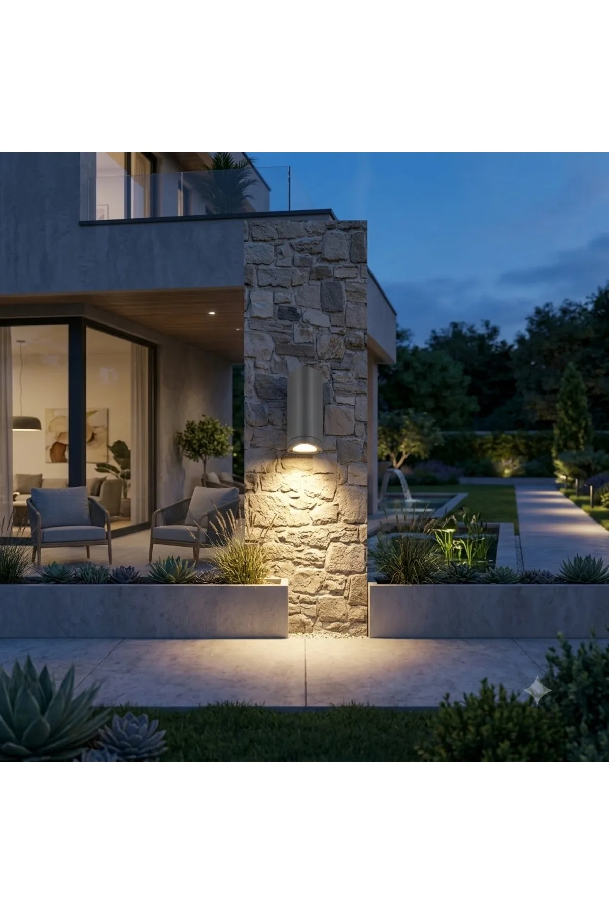SIRIUS-A 3000K LED BAHÇE APLIGI 1x5W IP54 ALİMUNYUM KASA