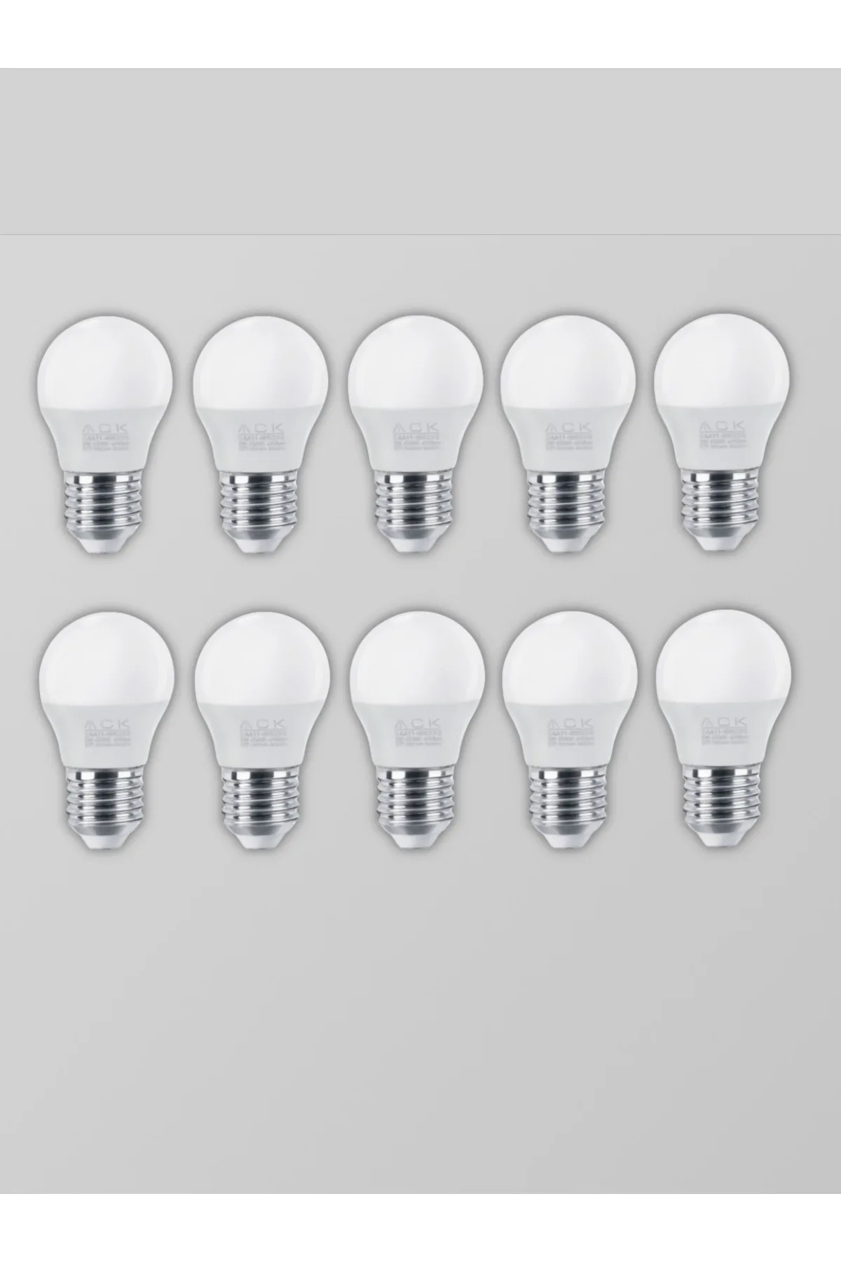 LED Ampul 5W E14 Beyaz 10 Adet