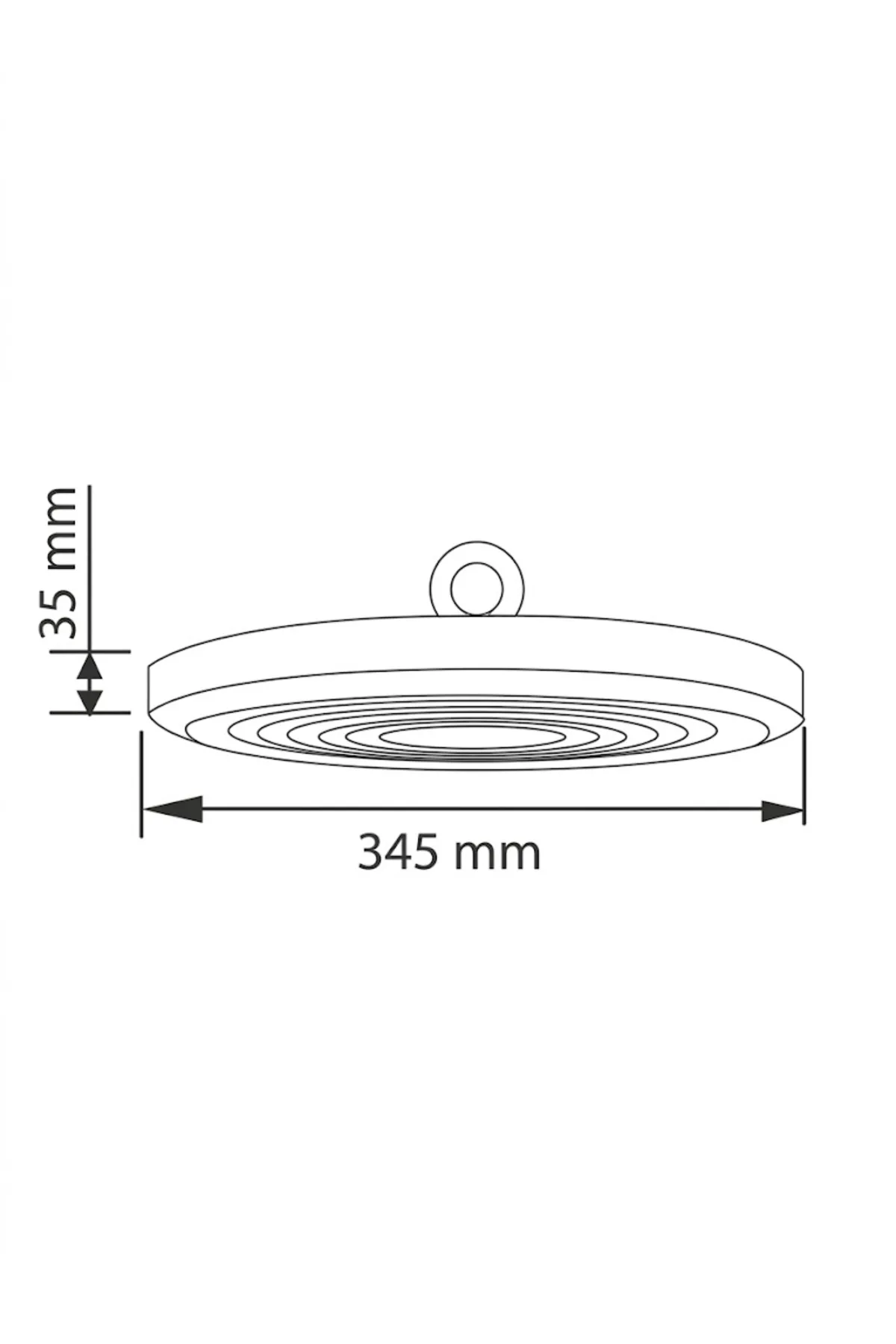 UFO YÜKSEK TAVAN 200W 6500K - Görsel 3