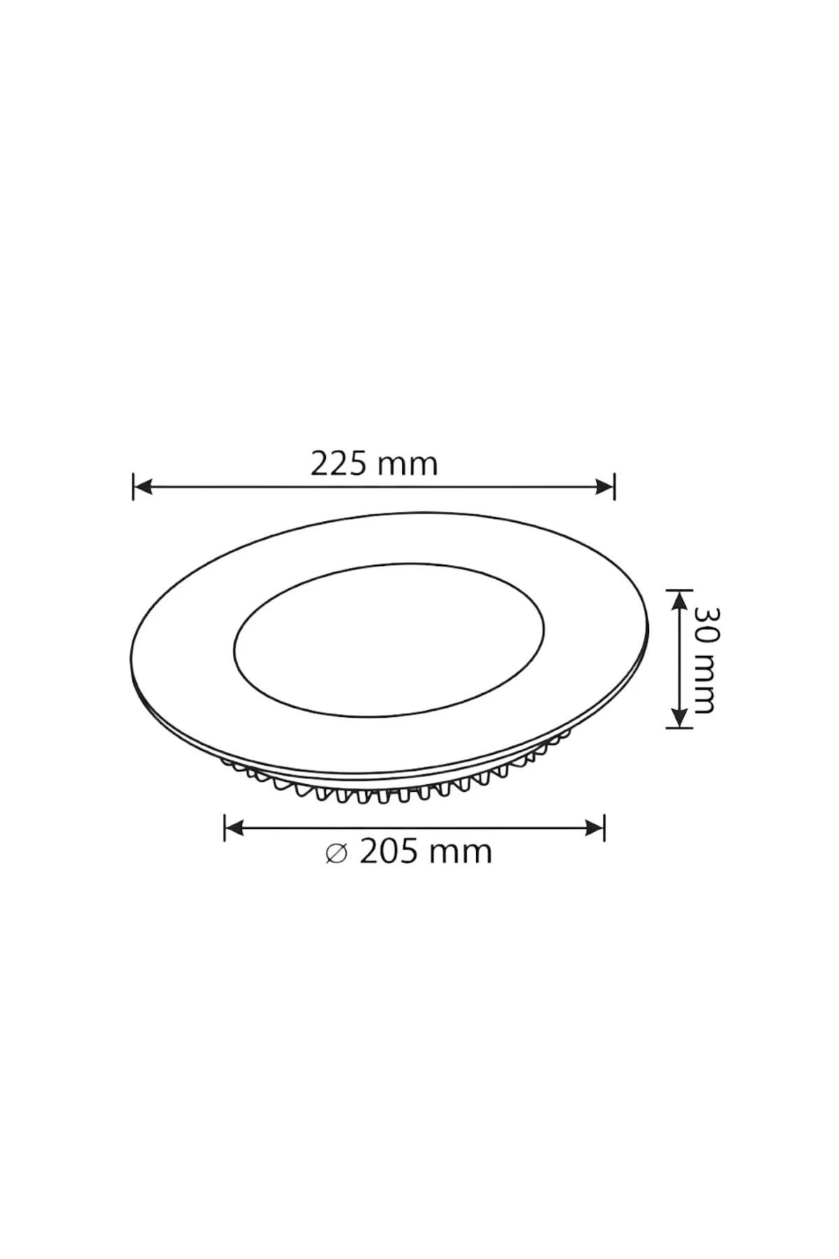 18W LED PANEŞ 4000K BEYAZ KASA 5 ADET - Görsel 2