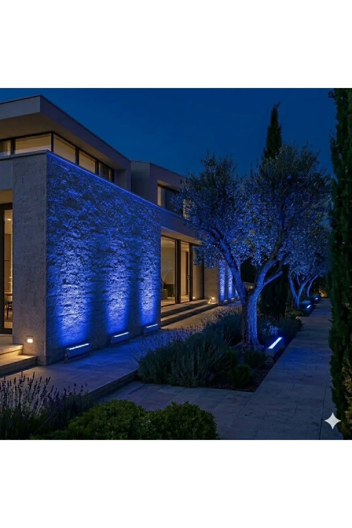 6x1W MAVI IP67 18CM LED WALLWASHER