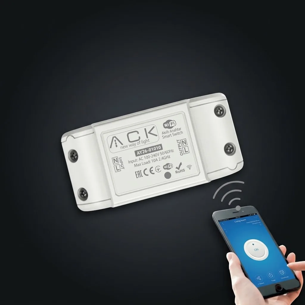 WIFI AKILLI ANAHTAR SMART SWİTCH 10 AMPER