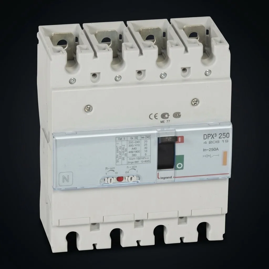 DPX³ 160serisi kompakt şalter 4 kutup Icu:25kA standart tip 125A 400V AC