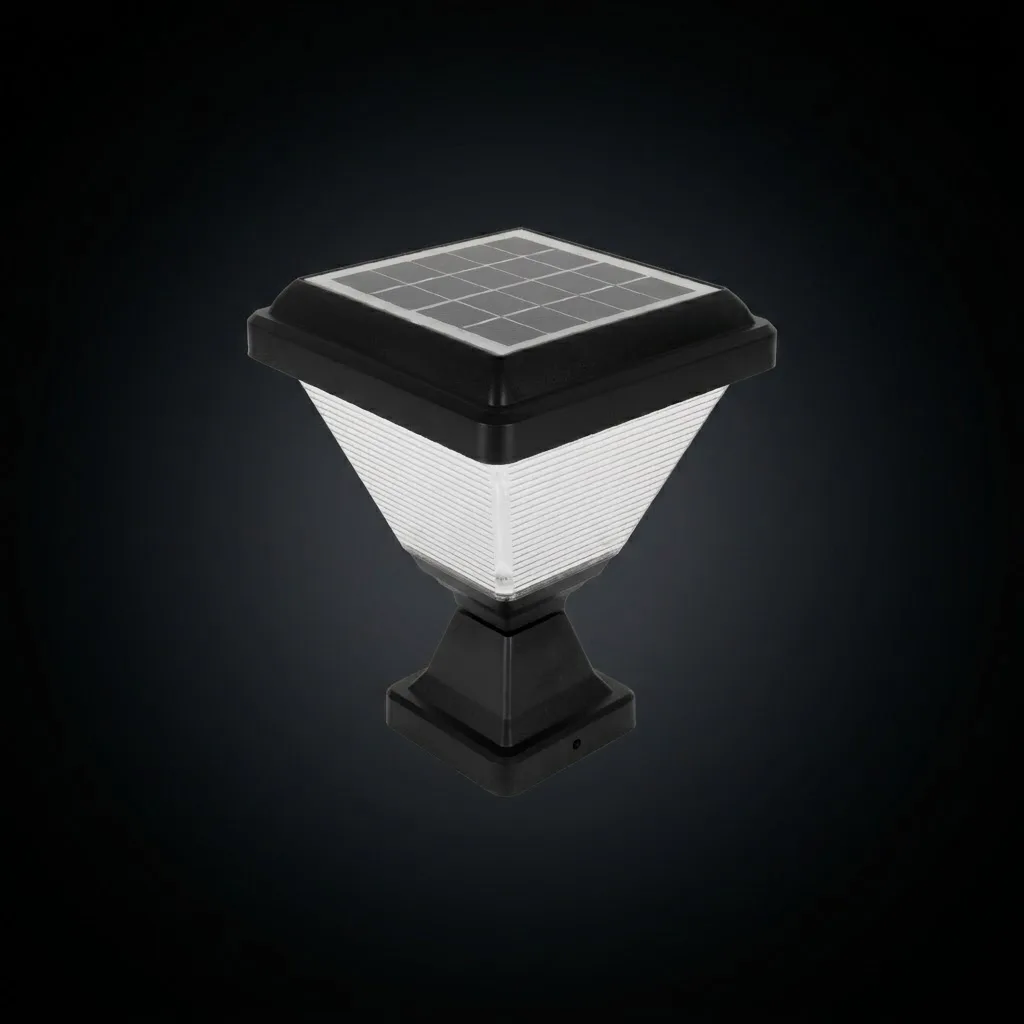 SOLAR LED BAHÇE ARMATÜRÜ KARE 20W/h 3000K