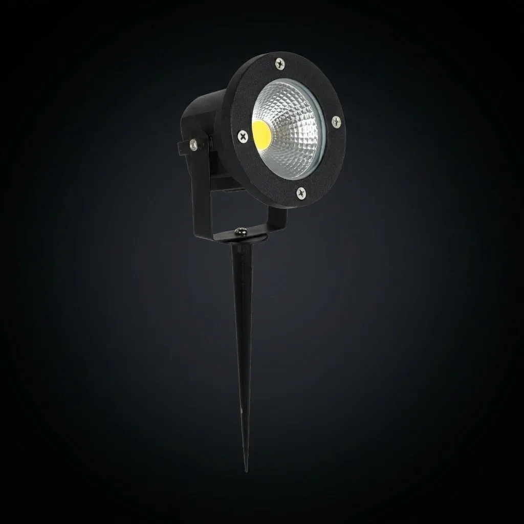 Alüminyum LED Bahçe Armatürü (Kazıkl) - AMBER